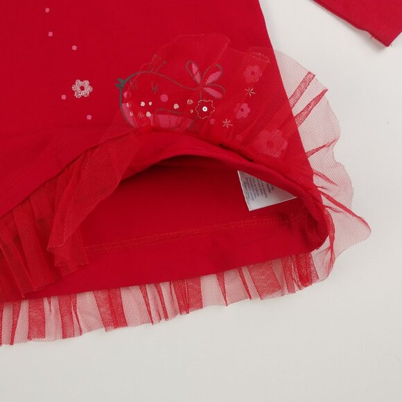 Souris Mini Red Tulle Hem Dress size 9 Months - Picture 5 of 11